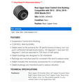 thumbnail image 2 of Rear Upper Inner Control Arm Bushing - Compatible with 2013 - 2016, 2018 - 2020 Mazda CX-5 2014 2015 2019, 2 of 2