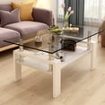 thumbnail image 2 of Gray Tempered Glass - Smooth Edge for Safety - Living Room Decor - Quick and Easy Assembly, 2 of 5