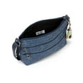 thumbnail image 3 of Sakroots Basic Crossbody Bag - Women's Handbag & Purse With Four Zipper Pockets & Adjustable Strap - "Indigo Spirit Desert", 3 of 4