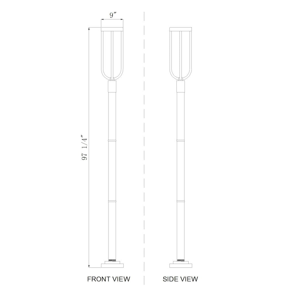 Z-Lite 1 Light Outdoor Post Mounted Fixture