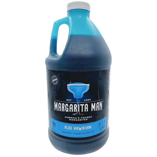 Margarita Man Blue Hawaiian Slush Mix Blue Hawaiian Daiquiri Mix