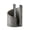Gray, variant on Freestanding Wood Paper Towel Holder with Iron Stand, Countertop Kitchen Towel Dispenser, One Hand Tear Paper Roll Holder, Natural Wood Base, for Bathroom Kitchen Counter, Tissue Stand Organizer