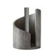 thumbnail image 2 of Soporte de madera natural para toallas de papel de sobremesa: soporte de hierro resistente con base redonda, fácil de abrir con una sola mano para usar en la cocina o el baño., 2 of 6