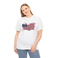 thumbnail image 4 of Unisex American Flag Distressed Brick T-Shirt, USA Flag Shirt, Distressed Flag Shirt, American Flag Tee, USA Tee, Men and Womens Flag Shirt, 4 of 12