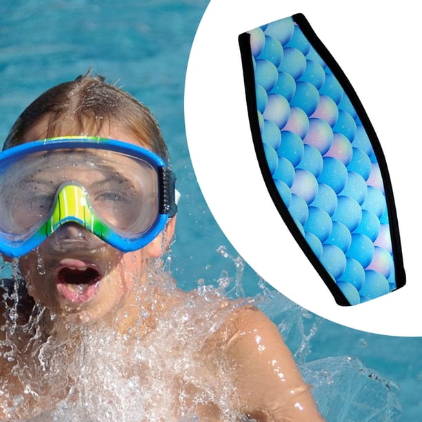 Aquatics Buceo Neopreno Correa Envoltura Reemplazo Snorkel Natación de concha azul shamjiam Cubierta de la correa de buceo