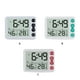 thumbnail image 3 of Bearachild Alarma digital Ángulo de plástico ajustable Pantalla acrílica de 7,48 pulgadas Proyector Reloj Oficina Hotel Higrómetro Relojes Type3 NO3, 3 of 6