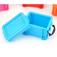 thumbnail image 4 of Mini de almacenamiento de caja de 2 piezas con tapas, organizador de cajas de trompeta para muebles para el hogar para cosas pequeñas Baoblaze Cajas de bloqueo de almacenamiento mini, 4 of 8