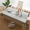 thumbnail image 3 of VALINK Cotton Linen Tablecloth Tassels Minimalist Pattern for Kitchen Dinning Room Decor, 3 of 7