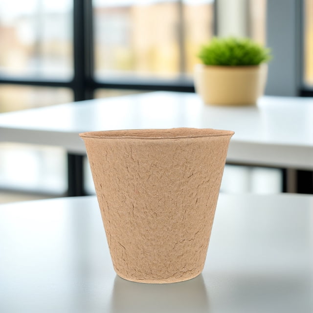 CHICHUMID 110pcs Plant Starter Peat Pots For Transplanting Pulp Nursery Pots With Tags For Flowers And Vegetables
