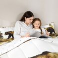 thumbnail image 5 of Homewish Wildlife Bear Bedding Comforter Set 2pcs for Kids Teens,Jungle Animal Twin Comforter Sets Microfiber,Green Brown Breathable Bedding Set,Super Cozy Room Decor,Reversible, 5 of 8