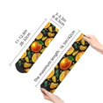 thumbnail image 5 of Bingfone Tangerine Design Patterned Men'S Women'S Casual Cotton Socks, 5 of 9