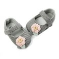 thumbnail image 5 of Infant Baby Boys Girls Slippers Fleece Booties Soft Bottom Newborn Crib Shoes, 5 of 5