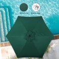 thumbnail image 3 of Simple Deluxe Parasol de Patio Extérieur 7,5 Pieds avec Inclinaison/balayage à Bouton-Poussoir, Protection UV Imperméable pour Jardin Terrasse Arrière-Cour Piscine, Vert, 3 of 7