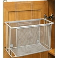decobros over door organizer holder, silver