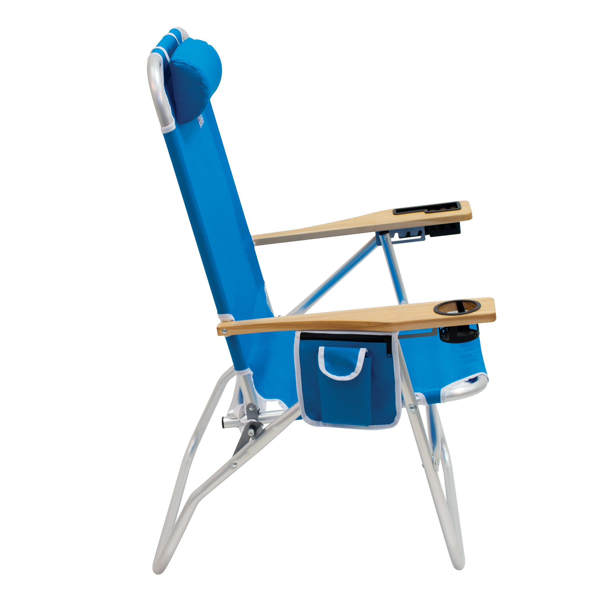 Margaritaville Big Shot Beach Chair, Blue, Adjustable Lounge Chair - image 2 of 4