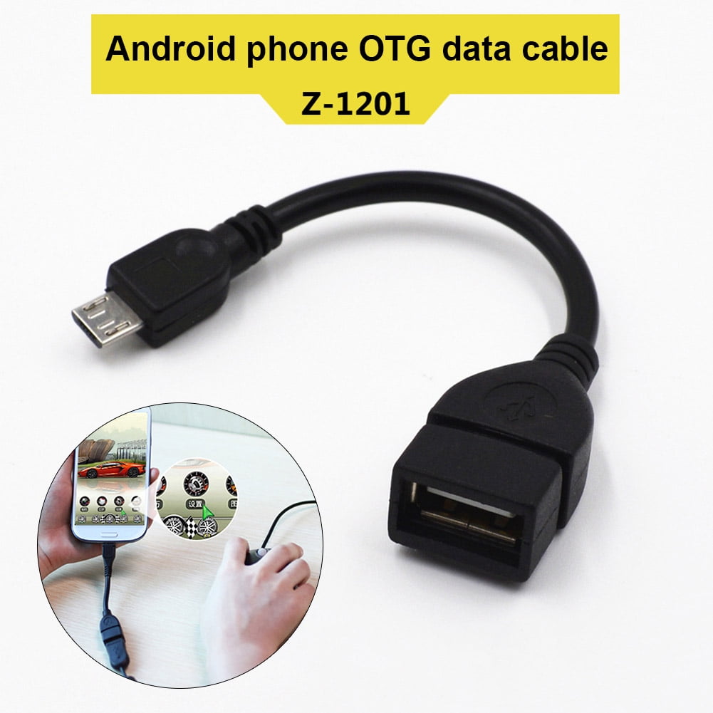 Mini Android Micro USB to Female USB OTG Adapter Cable Samsung S6/S7 Edge S2 Tab 