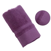 AUQ Wash Gags for Body,Premium Long Staple Cotton Wash Cloths for Body,Dense Soft Absorbent Texture Wash Clothes,Purple,29.53*13.78*0.39in