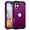 Purple, variant on for iPhone 16 Plus Case, Phone Case iPhone 16 Plus, Heavy Duty 3 in 1 Full Rugged Shockproof Hybrid Hard PC Soft Rubber Bumper Corner Drop Protection Grip Girls Women Boys Men,Darkblue