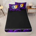 thumbnail image 4 of Homewish Soccer Sport Theme Zipper Twin Comforter Sets with Fitted Sheet and 2 Pillowcases,Football Game Zipper Bedding Set For Ball Lovers,Black Reversible,4 Pieces, 4 of 7