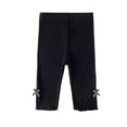thumbnail image 2 of Gyratedream 4 Pack Cotton Cropped Leggings for Girls 3/4 Pants Basic Girls Capri Leggings 2-10 Years, 2 of 2