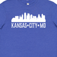 thumbnail image 4 of Inktastic Kansas City Missouri Skyline Mo Cities Youth T-Shirt, 4 of 5