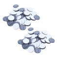 thumbnail image 1 of 100Pcs Round Shaped Table Chair Furniture Leg Felt Mat Pad Gray, 1 of 5