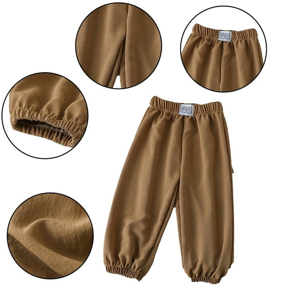 Nmmacb Baby Kids Leg Pants Sweatpants Pants for Boys Girls Trousers Casual Anti-Mosquito Joggers Pants,Size 6M-12T