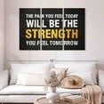 thumbnail image 2 of Elephant Stock Inspirational Gym Wall Art - Horizontal Multi Panel Canvas - Living Room Wall Decor - Wall Signs Multi Panel - Orange And White Decor - 50" x 32", 2 of 8