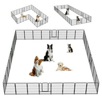 GDKASRNY Dog Playpen 32 Panels 32'' Height Portable Pet Dog Fence Indoor Outdoor for Yard,Rv Camping