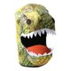 thumbnail image 3 of Máscara de dinosaurio, accesorios para fiesta, máscara de cabeza de animal para fiesta de cumpleaños, actuación en escenario Verde, 3 of 8