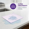 thumbnail image 4 of Unique Bargains Wood Fiber Absorbent Cleaning Cloths 6 Pack Purple/Green 12" x 12", 4 of 8