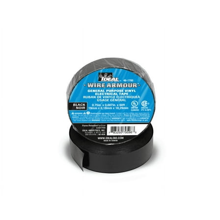 Ideal 46-1700 General Purpose Electrical Tape - Black