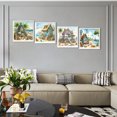 thumbnail image 3 of 4 Uds 5D DIY Taladro Pintura Diamantes Kit Casas Del Arte 30x30cm, 3 of 9