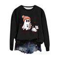 thumbnail image 1 of WEAIXIMIUNG Chandails en Molleton pour Femmes Coupe Ample Automne Imprimé Col Rond Pull Décontracté Manches Longues Blouse Ample, 1 of 4
