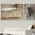 thumbnail image 2 of wall26 Canvas Print Wall Art Set Faded Grunge Black &amp; Brown Color Blocks Abstract Shapes Illustrations Modern Art Chic Colorful Multicolor Ultra for Living Room, Bedroom, Office - 24"x36&quo, 2 of 5