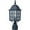 Black, variant on Maxim Lighting - One Light Outdoor Pole/Post Lantern - Outdoor Pole/Post Mount -