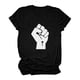 thumbnail image 2 of Moda mujer casual impresión pulóver manga corta camiseta tops blusa Fridja  zx578, 2 of 4