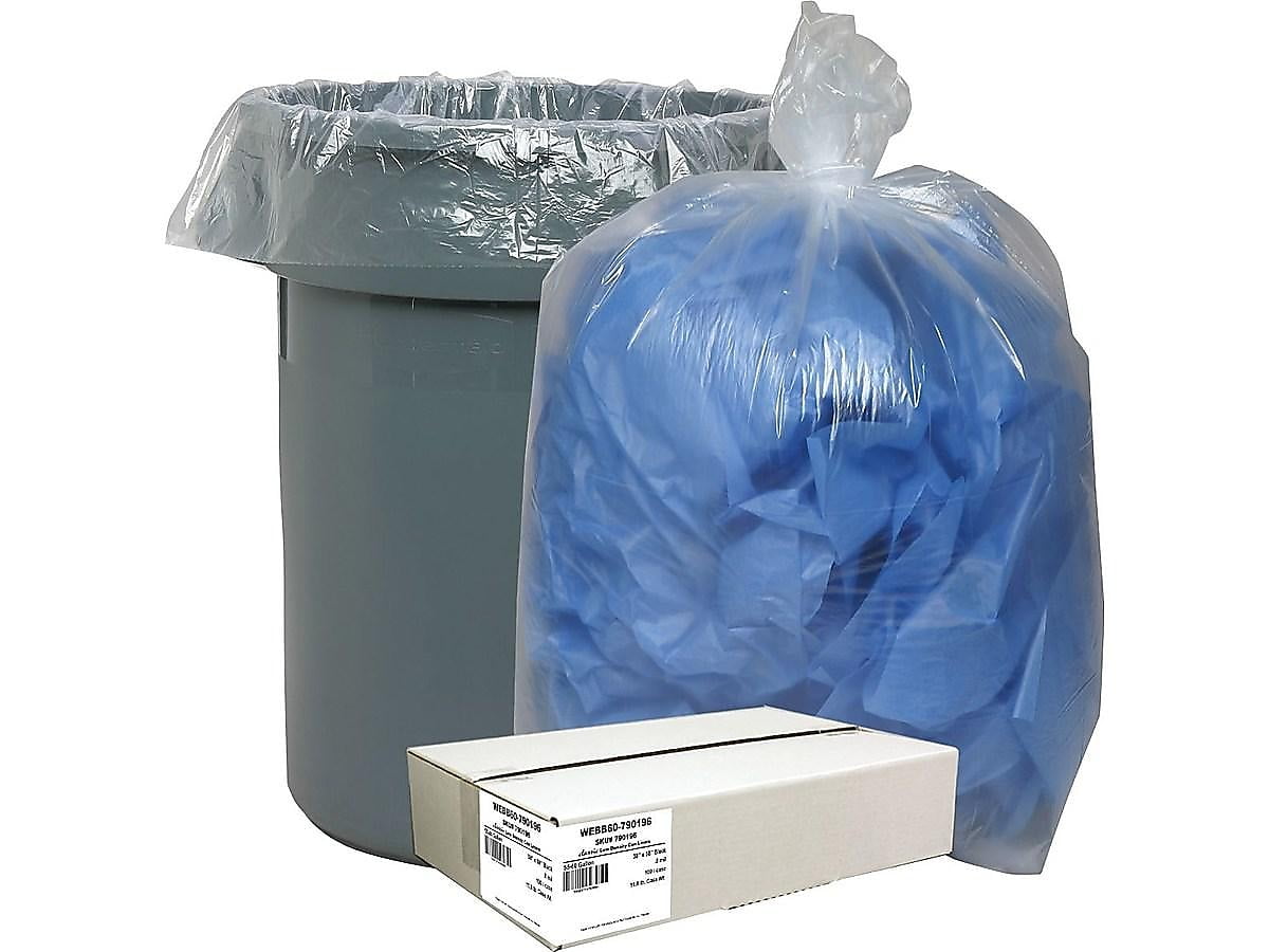 ster Classic 5560 Gallons Trash Bags Clear 538991