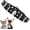 Black, variant on Pearl Dog Collars, Fancy Crystal Bling Pearl Cat Collar Rhinestone Luxury Beaded Puppy Necklace Diamond Girl Pet Jewelry for XXS XS Small Medium Female Dogs Kitten