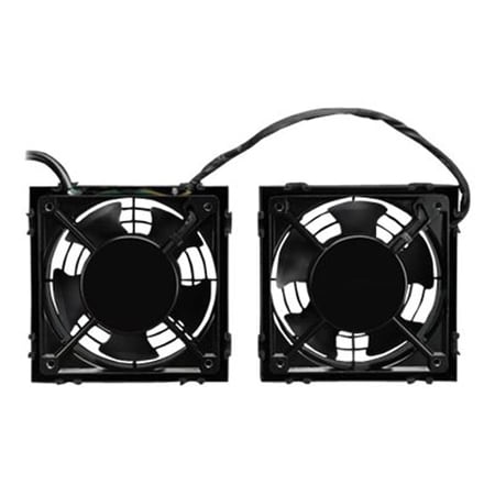 Tripp Lite Wallmount Rack Enclosure Cooling Roof Fan Kit 120V 5-15P - rack fan kit