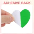 thumbnail image 4 of 1.8"x1.8" Heart Foam Stickers, 100Pcs EVA Self Adhesive Glitters Foam Shape Sticker Craft Supplies for Scrapbook Card DIY Making Home Decor, Green, 4 of 7