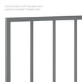 thumbnail image 4 of Ergode Tatum Twin Metal Headboard - Gray, 4 of 5