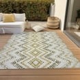 thumbnail image 6 of Addison Rugs Chantille Indoor/Outdoor Transitional Geometric Taupe Washable Rectangle Rug, 5' x 7'6", 6 of 6