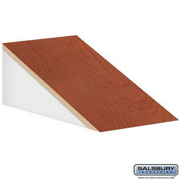 Salsbury Industries 33352CHE Sloping Hood - for 21 Inch Deep Designer Wood Locker - 1 Wide - Cherry