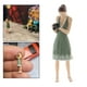 thumbnail image 1 of 1 piece modelo trenes arquitectónico 1:64 calibre S pintado personas modelo de ferrocarril nuevo - Verde Yotijar Figura de personas de modelos en miniatura, 1 of 8
