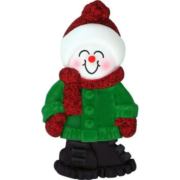 Male Name Snowboy David Personalized Christmas Tree Ornament