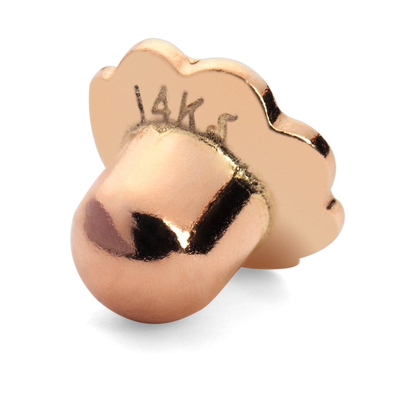 14K Gold Earrings 2023 Collection, Puffy Heart Stud Gold Earrings on P –  Diamond Origin