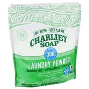 Charlie's Soap, Laundry Powder 300 Loads, Fragrance Free, 8 lbs, 1 Pack