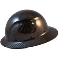 thumbnail image 2 of DAX Actual Carbon Fiber Material Hard Hat with Tote Bag - Full Brim Glossy Black, 2 of 5