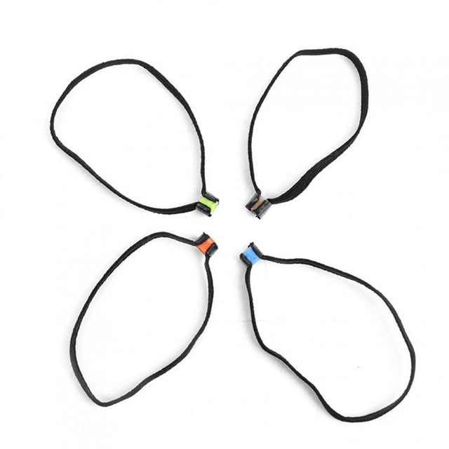 Domqga 4PCS Elastic Fabric Lightweight Fishing Tippet Spool Fish Wire Loop Tackle Accessory,Fishing Line Leader,Fishing Tippet Spool
